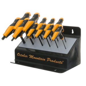 OCTOBER MOUNTAIN Pro-Shop Bench Hex Wrench Set 5/64-3/8"