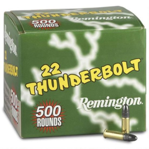 REMINGTON Thunderbolt 22LR 40gr High Speed Round Nose Ammunition | 500 Rounds