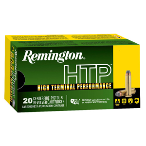 REMINGTON HTP 40 S&W 180gr Jacketed Hollow Point Ammunition | 20 Rounds