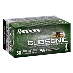 REMINGTON 22 LR SubSonic Copper Plated HP Low Vlc 40Gr 50rd