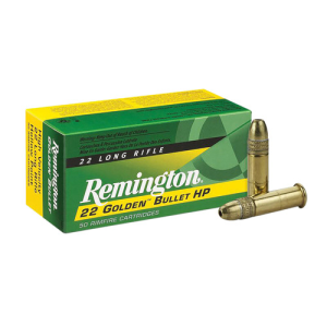REMINGTON 22 LR Golden Bullet High Velocity 36GR PHP 50rd