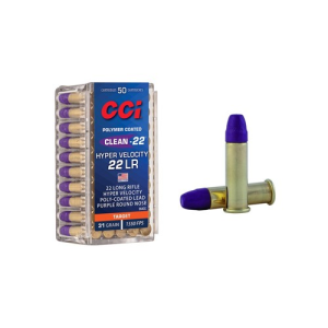 CCI 22LR 31Gr Hyper Velocity Clean - Purple - 50rd Ammunition