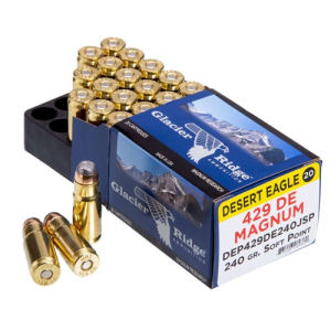 MAGNUM RESEARCH 429 Desert Eagle 240Gr Jacketed Soft Point Brass Casing 20rd Ammunition