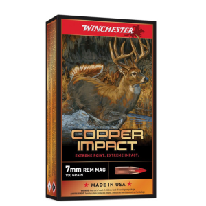 WINCHESTER Copper Impact 7mm Rem Mag 150gr LF Ammunition | 20 Rounds