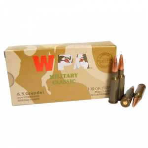 WOLF AMMUNITION 6.5 Grendel 100gr Steel Case 20rd Ammunition