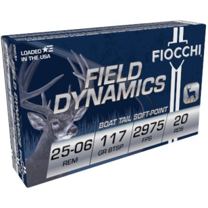 FIOCCHI 25-06 Rem Field Dynamics 117Gr PSP 20rd