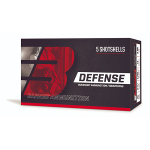 BARNES AMMO Defense 12 Gauge 00 Buck 9 Pellets 2.75'' Shotgun Buckshot Ammunition - 5 Round