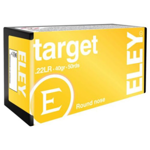 ELEY Target 22LR 40gr Round Nose Ammunition | 50 Round