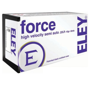ELEY FORCE 22LR 42Gr High Velocity Ammunition - 50 Round