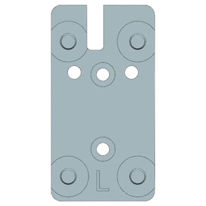 BERETTA 90 Series RDO Plate Silver