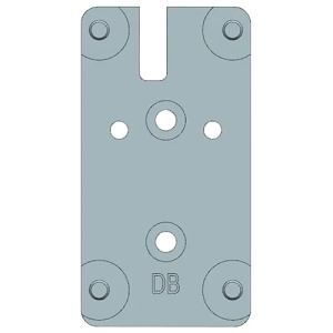 BERETTA 90 Series RDO Plate Silver