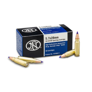 FN AMERICA VMax BlueTip 5.7x28 40Gr Ammunition | 2000 Round - Fn America