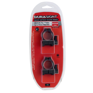 CVA DuraSight Z-2 Black 1" Tube Medium QD Weaver