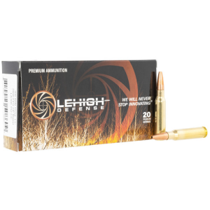 LEHIGH DEFENSE 308 Win 152gr Controlled Chaos Ammunition | 20 Rounds