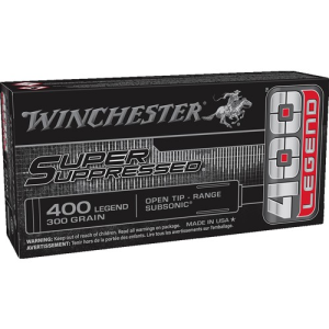 WINCHESTER Super Suppressed 400 Legend 300gr Open Tip Subsonic Ammunition | 20 Rounds