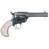 UBERTI 1873 Cattleman Doc Holliday 45 LC 4.75" 6rd Revolver - Stainless / Pearl White image