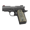 KIMBER Micro 9 KHX 9mm 3.15" 7rd Pistol w/ Fiber Optic Sights - Black w/ G10 Hogue Grips image