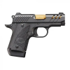 KIMBER Micro 9 ESV 9mm 3.2" 7rd Pistol w/ Night Sights | Black w/ Tin Gold Barrel image