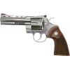 COLT Python 357 Mag 4.3" 6rd Revolver - Stainless / Walnut Grips image