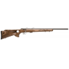 SAVAGE ARMS 93 BTVS 21" 22 WMR 5rd Bolt Rifle - Stainless w/ Wood Laminated Thumbhole Stock image