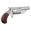 NAA Ranger II 22 WMR 1.63" 5rd Mini-Revolver - Stainless | Rosewood image