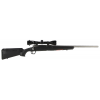SAVAGE ARMS Axis XP 22-250 Rem 22" 4rd Bolt Rifle w/ Weaver 3-9x40 Scope - Stainless / Black image