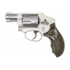 SMITH & WESSON 642 38 Special +P 1.875" 5rd Revolver - Stainless / Black Croc Wood image