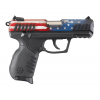 RUGER SR22 22LR 3.5" 10rd Pistol - Black w/ American Flag Slide image