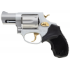 TAURUS 856 Ultra Lite 38 Special 2" 6rd Revolver - Stainless w/ Gold Accents image