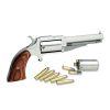 NAA The Earl 22 LR / 22 WMR 3" 5rd Revolver - Stainless w/ Rosewood Grips image