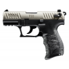 WALTHER ARMS P22 22 LR 3.4" 10rd Pistol - Nickel / Black (CA Compliant) image