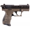 WALTHER ARMS P22 22LR 3.42" 10rd Pistol - CA Compliant - Black / FDE image