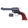 HERITAGE MANUFACTURING Rough Rider 22 LR / 22 WMR 4.75" 6rd Revolver - Blued / Cocobolo Grips image