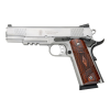 SMITH & WESSON SW1911TA 45ACP 5" 8rd Pistol w/ Night Sights - Stainless / Wood Laminate Grips image