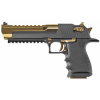 MAGNUM ERSEARCH Desert Eagle Mark XIX 50 AE 6" 7rd Pistol | Black w/ Titanium Gold Barrel image