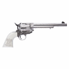 CIMARRON FRONTIER 45 LC 7.5" 6rd Revolver - Engraved Nickel / Teddy Roosevelt image