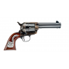 CIMARRON "Man With No Name" 45LC 4.75" 6rd Revolver - Case Hardened / Walnut Snake Grip image