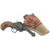 RUGER Wrangler 22LR 3.75" 6rd Revolver - Birdheads Grip w/ Desantis Leather Holster image