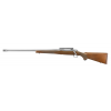 RUGER Hawkeye Hunter Left Hand 300 Win Mag 24" 3+1 Bolt Rifle w/ Threaded Barrel - Stainless /Walnut image