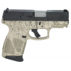 TAURUS G3C 9mm 3.2" 12rd Pistol - Black / FDE Splatter image
