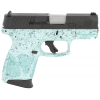 TAURUS G3C 9mm 3.2" 12rd Pistol - Black / Cyan Splatter image