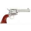 TAYLORS AND COMPANY 1873 Cattleman 357 Mag 5.5" 6rd Revolver - Stainless Floral Engraved image