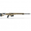 BARRETT MRAD 308 Win 24" 10rd Bolt Rifle w/ Fluted Barrel - FDE / Adjustable Folding Stock image