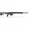 BARRETT MRAD 308 Win 24" 10rd Bolt Rifle w/ Fluted Barrel - Black / Folding Adjustable Stock image