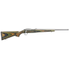 RUGER 77/22 22 Hornet 18.5" 6rd Bolt Rifle w/ Threaded Barrel - Stainless | Wood Laminate image