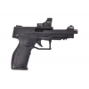 TAURUS TX22 Competition 22 LR 5.25" 16+1 Pistol w/ Bushnell RXS250 Red Dot & Threaded Barrel - Black image