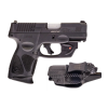 TAURUS G3c 9MM 3.2" 12rd Pistol w/ Viridian Laser & UM Holster | Black image