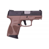 TAURUS G2C 40S&W 3.2" 10rd Pistol - Black / Tan image