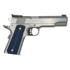 COLT Gold Cup 1911 38 Super 5" 9+1 Pistol - Stainless w/ Blue G10 Scallop Grips image