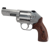KIMBER K6S 357 Mag 3" 6rd Revolver - Stainless / Wood - CA Compliant image